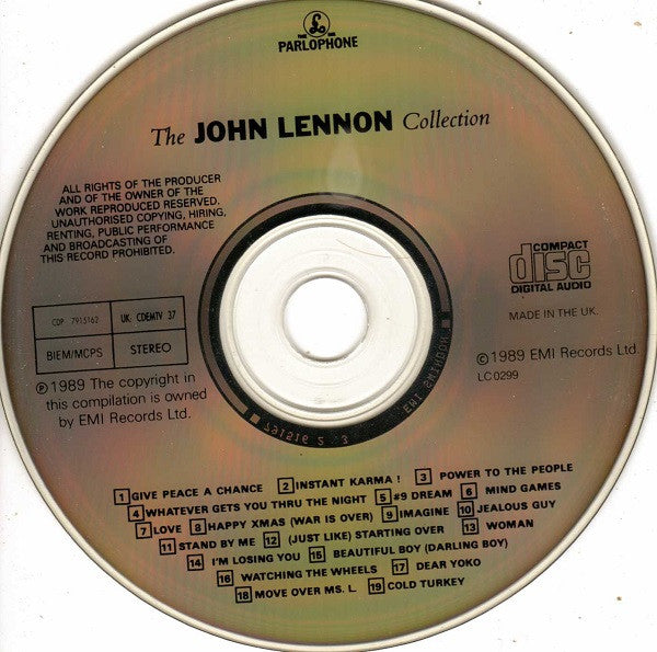 John Lennon : The John Lennon Collection (CD, Comp, RE)