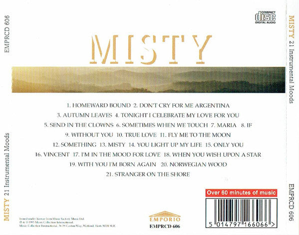 Various : Misty (CD, Album)