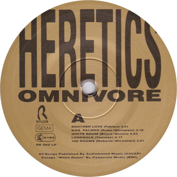 Heretics (2) : Omnivore (LP, Album)
