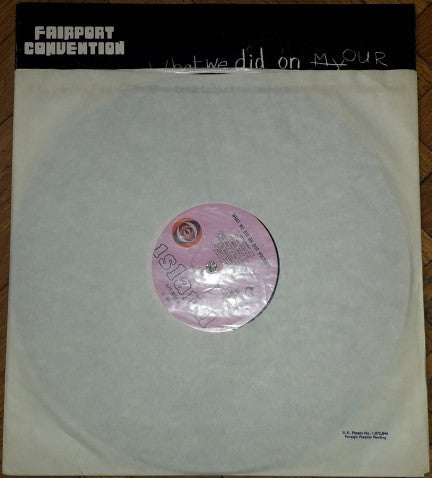 Fairport Convention : What We Did On Our Holidays (LP, Album)