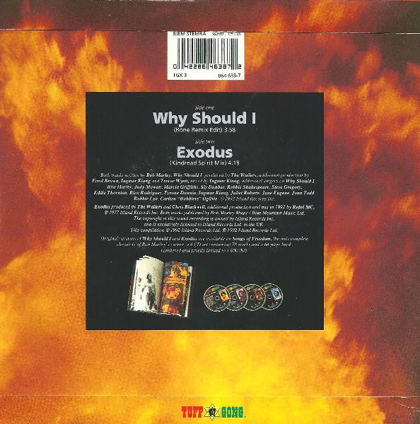 Bob Marley : Why Should I / Exodus (7", Single, Pap)