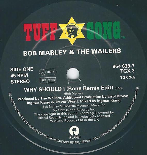 Bob Marley : Why Should I / Exodus (7", Single, Pap)