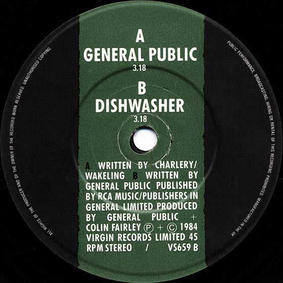 General Public : General Public (7", Single)