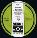 B.V.S.M.P. : I Need You (7", Single)