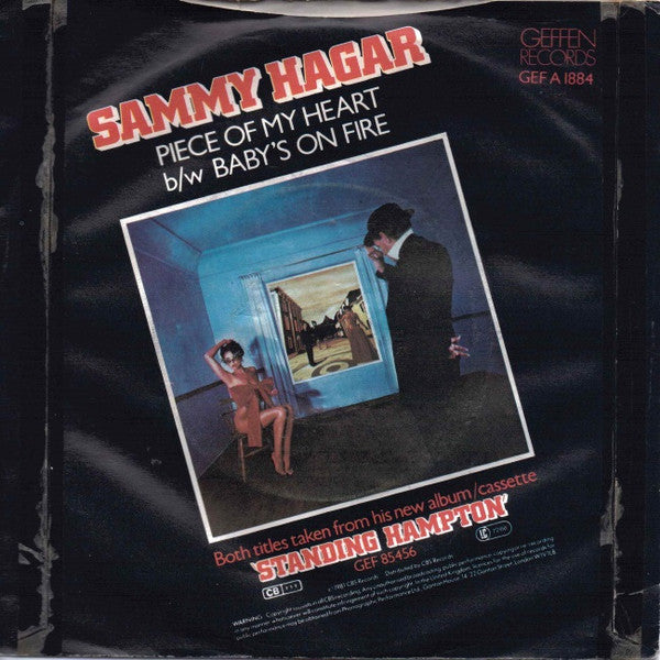 Sammy Hagar : Piece Of My Heart (7")