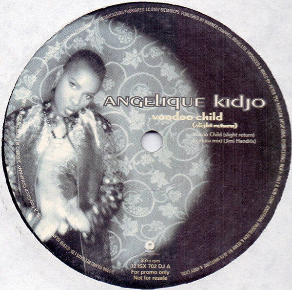 Angélique Kidjo : Voodoo Child (Slight Return) (Qattara Mix) (12", S/Sided, Promo)