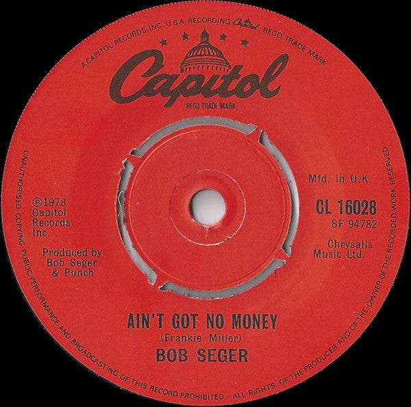 Bob Seger : We've Got Tonite (7")