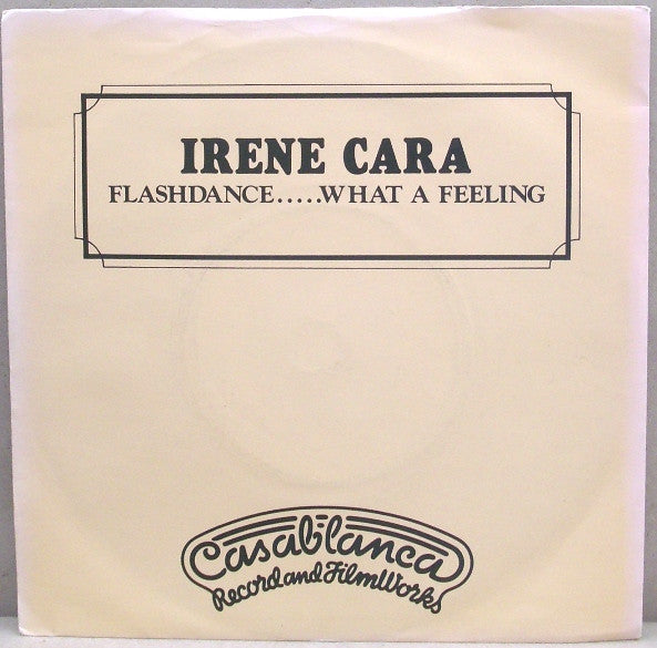 Irene Cara : Flashdance.....What A Feeling (7", Single, Pro)