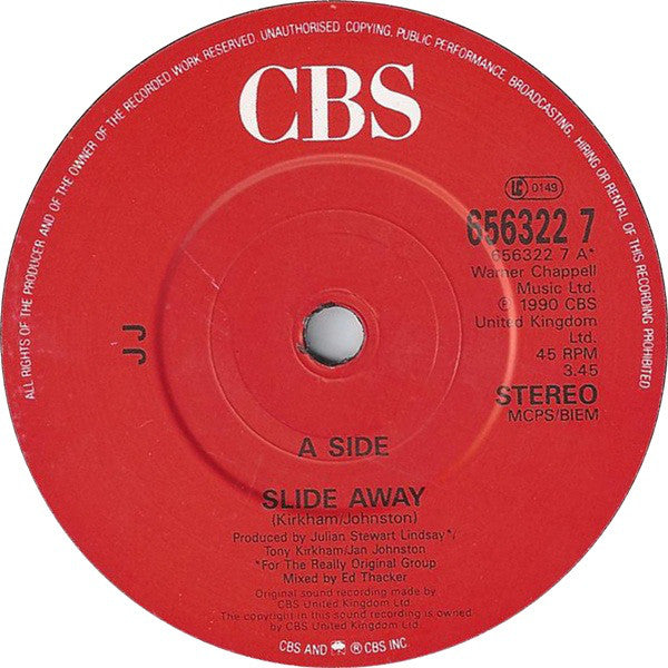 J.J. (9) : Slide Away (7", Single)