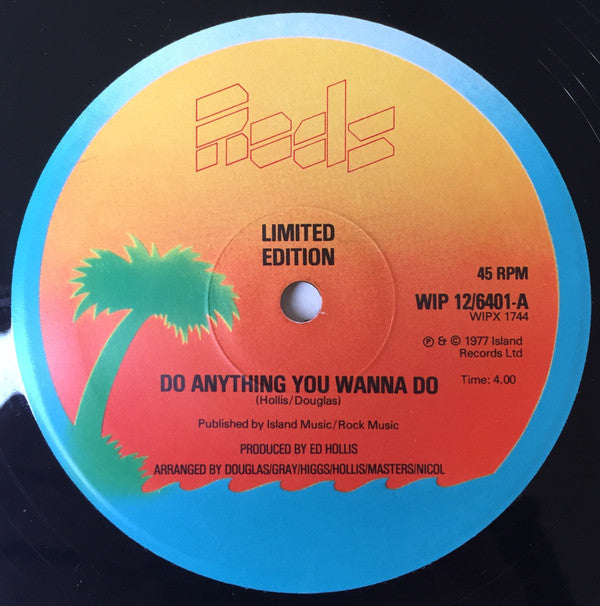 Eddie And The Hot Rods : Do Anything You Wanna Do (12", Single, Ltd)