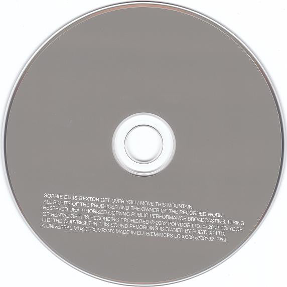 Sophie Ellis-Bextor : Get Over You / Move This Mountain (CD, Single, Enh, CD1)