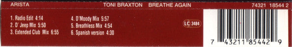 Toni Braxton : Breathe Again (CD, Single)
