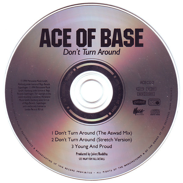 Ace Of Base : Don't Turn Around (The Aswad Mix) (CD, Single)