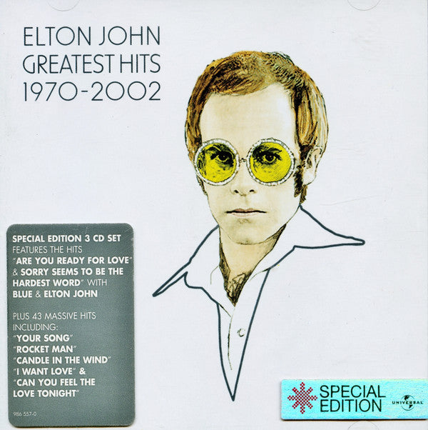 Elton John : Greatest Hits 1970-2002 (3xCD, Comp, RM, S/Edition)