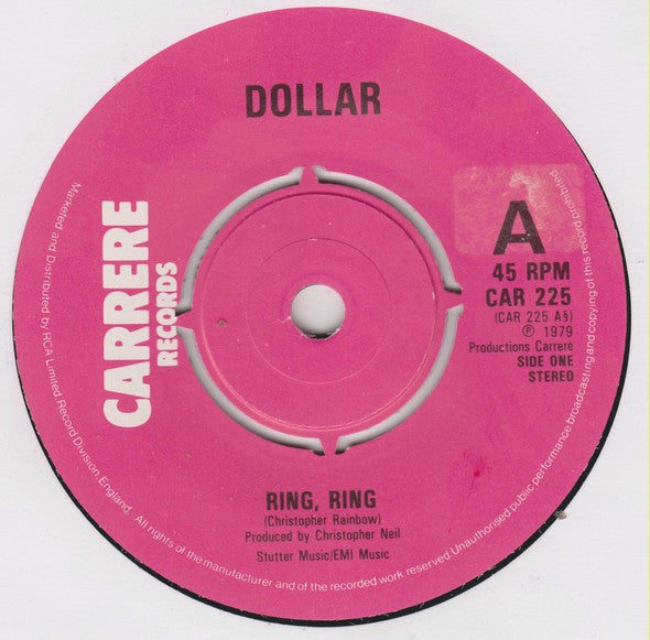 Dollar : Ring, Ring (7", Single)