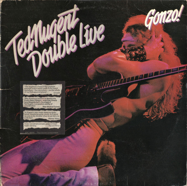 Ted Nugent : Double Live Gonzo! (2xLP, Gat)