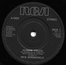 Rick Springfield : Human Touch / Souls (7", Single, Pap)