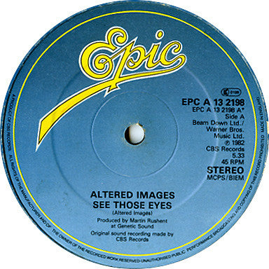 Altered Images : See Those Eyes (12", Single)