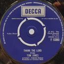 Tom Jones : Letter To Lucille (7", Single)