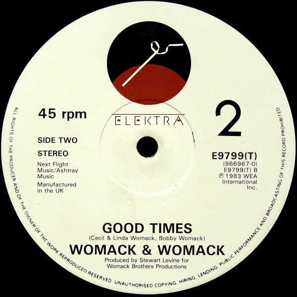 Womack & Womack : Love Wars (Extended Remix) (12", EMI)