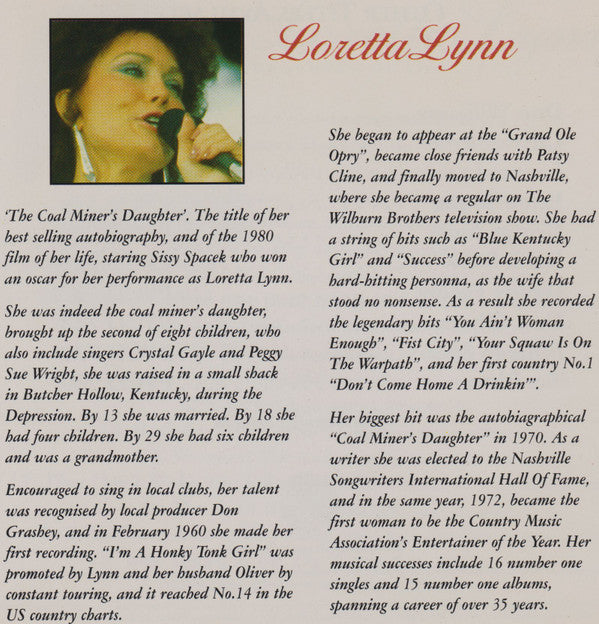 Loretta Lynn : Daughter Of Country (CD, Comp)