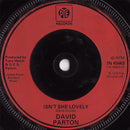 David Parton : Isn't She Lovely (7", Inj)