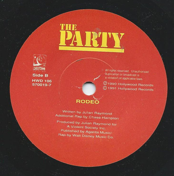 The Party : Summer Vacation (7")