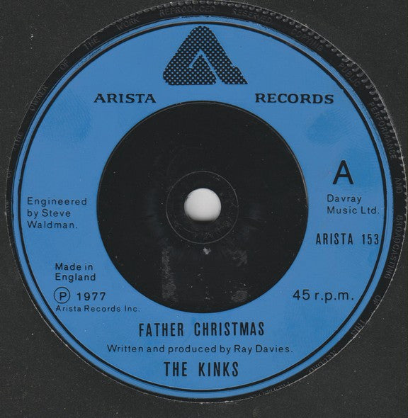 The Kinks : Father Christmas (7", Single, Blu)