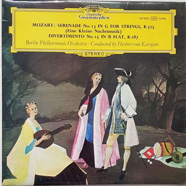 Wolfgang Amadeus Mozart, Berliner Philharmoniker · Conducted By Herbert von Karajan : Serenade No. 13 In G For Strings , K525 (Eine Kleine Nachtmusik); Divertimento No. 15 In B Flat, K 287 (LP)