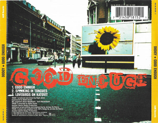 Dodgy : Good Enough (CD, Single)