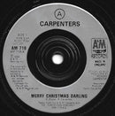 Carpenters : Merry Christmas Darling / (They Long To Be) Close To You (7", Single, Sil)