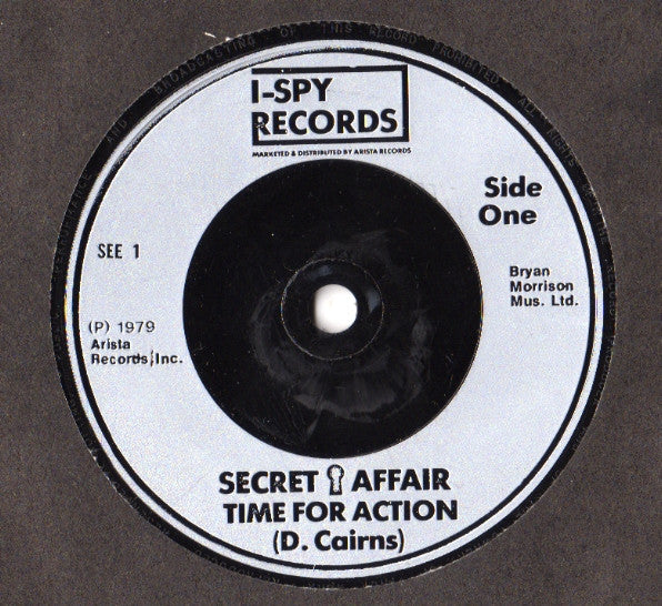 Secret Affair : Time For Action (7", Single, Inj)