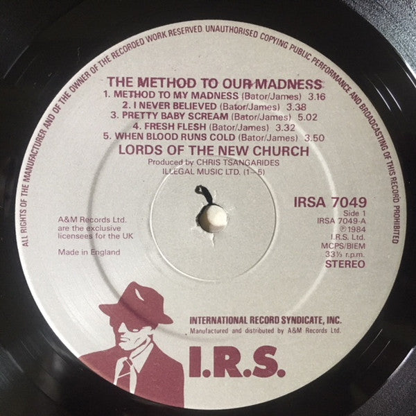 Lords Of The New Church : The Method To Our Madness (LP, Album)