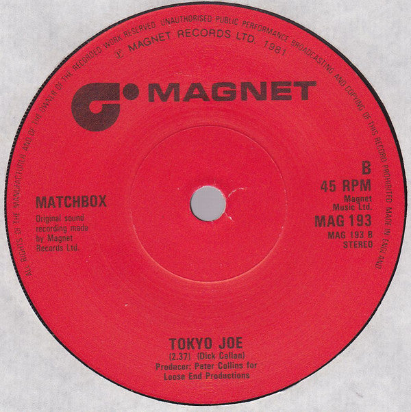 Matchbox (3) : Babe's In The Wood (7", Single)