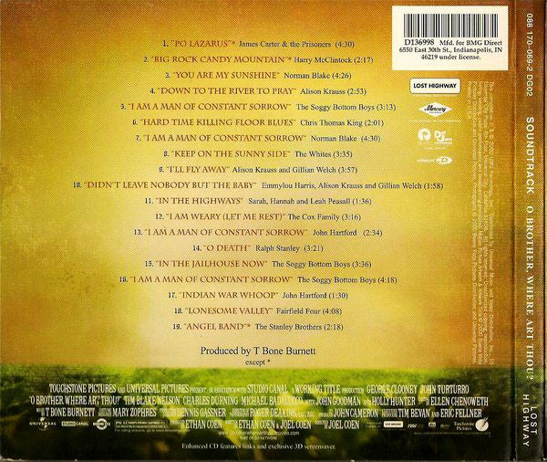 Various : O Brother, Where Art Thou? (CD, Comp, Club, Enh, Dig)