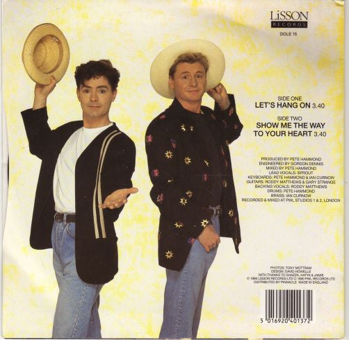 Shooting Party : Let's Hang On (7", Single, Inj)