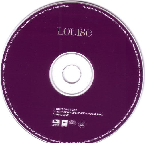 Louise : Light Of My Life (CD, Single, CD1)