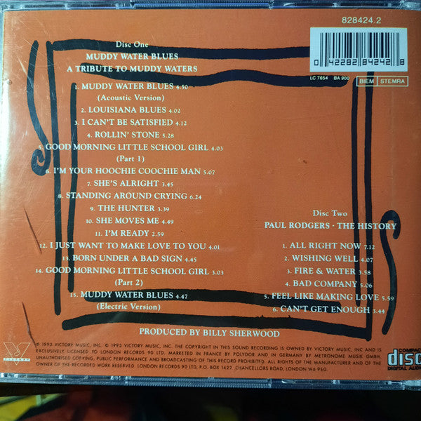 Paul Rodgers : Muddy Water Blues (A Tribute To Muddy Waters) (2xCD, Album, RE)