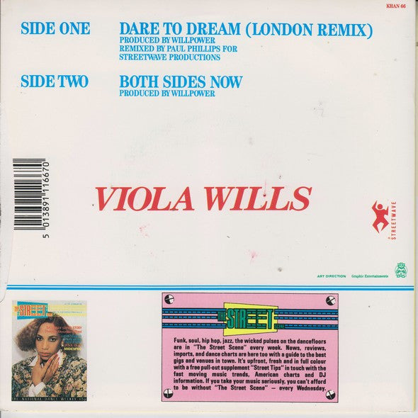 Viola Wills : Dare To Dream (7", Single)