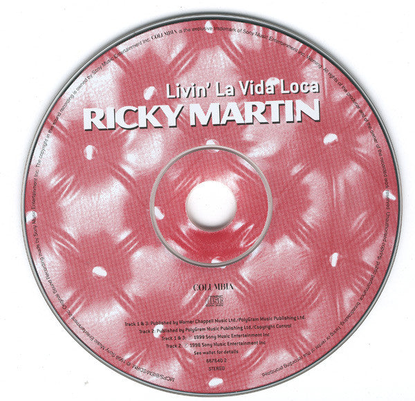 Ricky Martin : Livin' La Vida Loca (CD, Single, CD1)