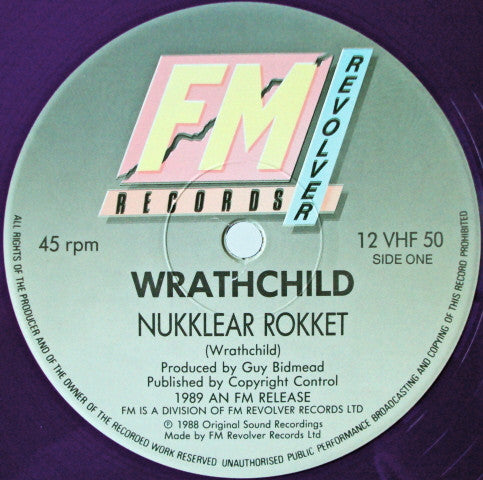 Wrathchild : Nukklear Rokket (12", Pur)