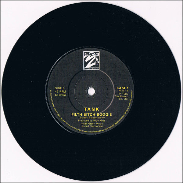 Tank (6) : Crazy Horses (7", Single)