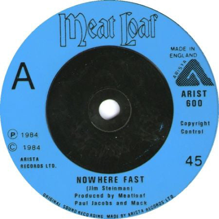 Meat Loaf : Nowhere Fast (7")