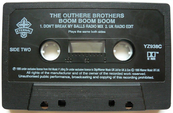 The Outhere Brothers : Boom Boom Boom (Cass, Single, Bla)