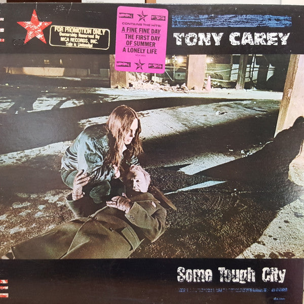 Tony Carey : Some Tough City (LP, Album, Pin)