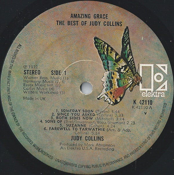Judy Collins : Amazing Grace (The Best Of Judy Collins) (LP, Comp)