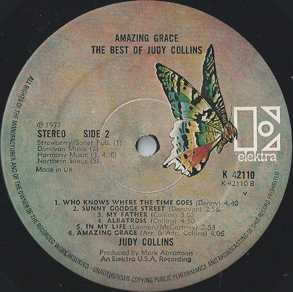 Judy Collins : Amazing Grace (The Best Of Judy Collins) (LP, Comp)