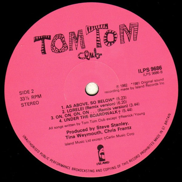 Tom Tom Club : Tom Tom Club (LP, Album)