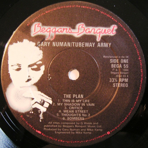 Gary Numan / Tubeway Army : The Plan (LP, Album, Comp)