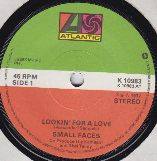 Small Faces : Lookin' For A Love (7", Single)